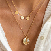 Collier plaque or richard personnalisable